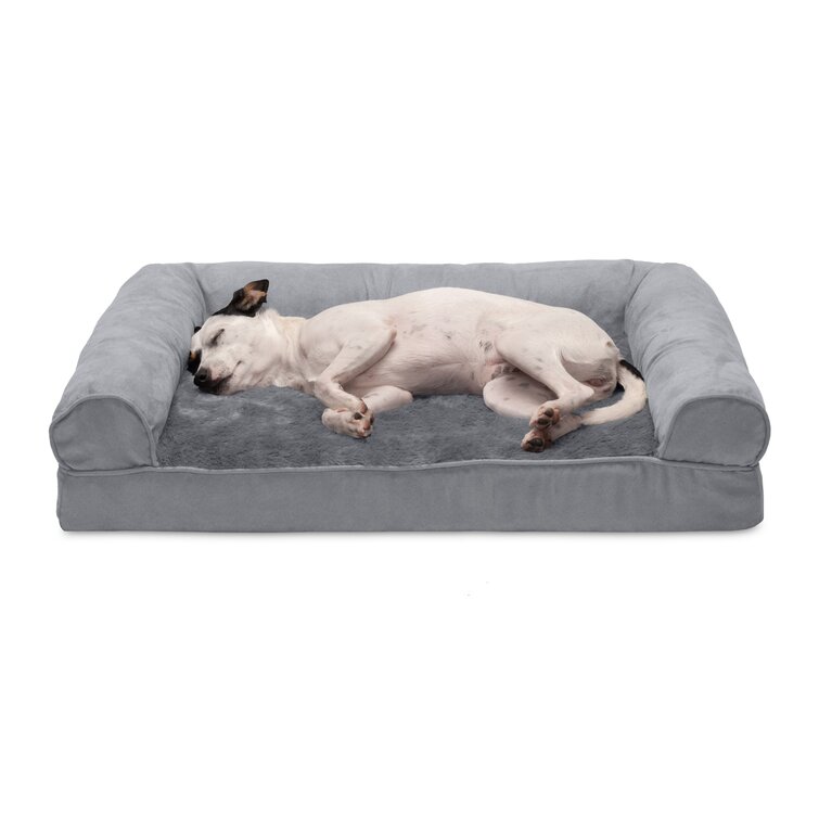 FurHaven Plush & Suede Full Support Orthopedic Sofa Dog Bed